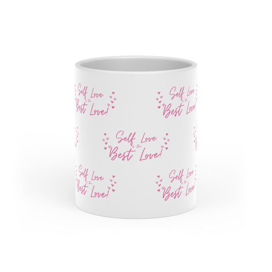 Self Love Heart-Shaped Mug